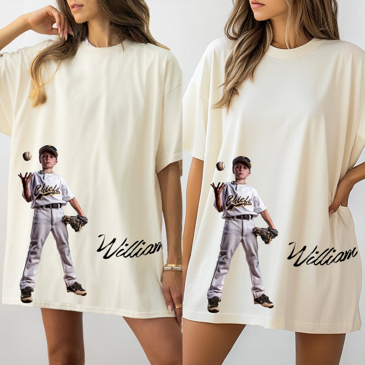 Custom Photo Sport T-Shirt,Personalize Family Shirt,Vintage Baseball/Softball/Basketball Tee