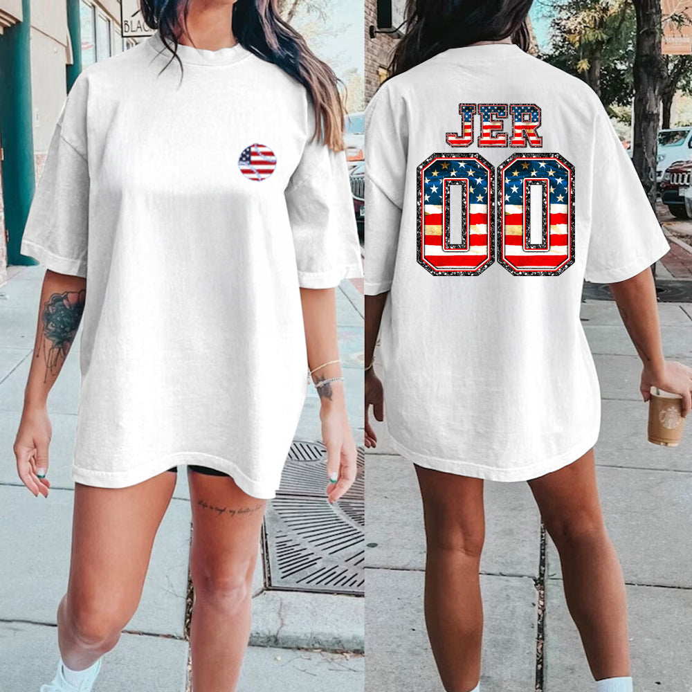 4th of July Baseball Shirt, Usa Flag Shirt, Patriotic Mommy Baseball Tee