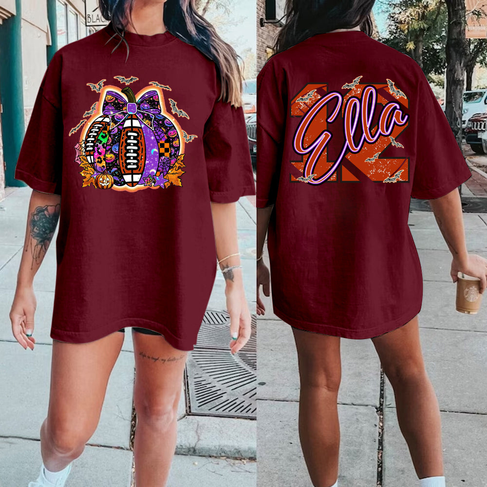 Personalized Lace Tis the season Halloween Gothic Sport Ghost T-Shirt