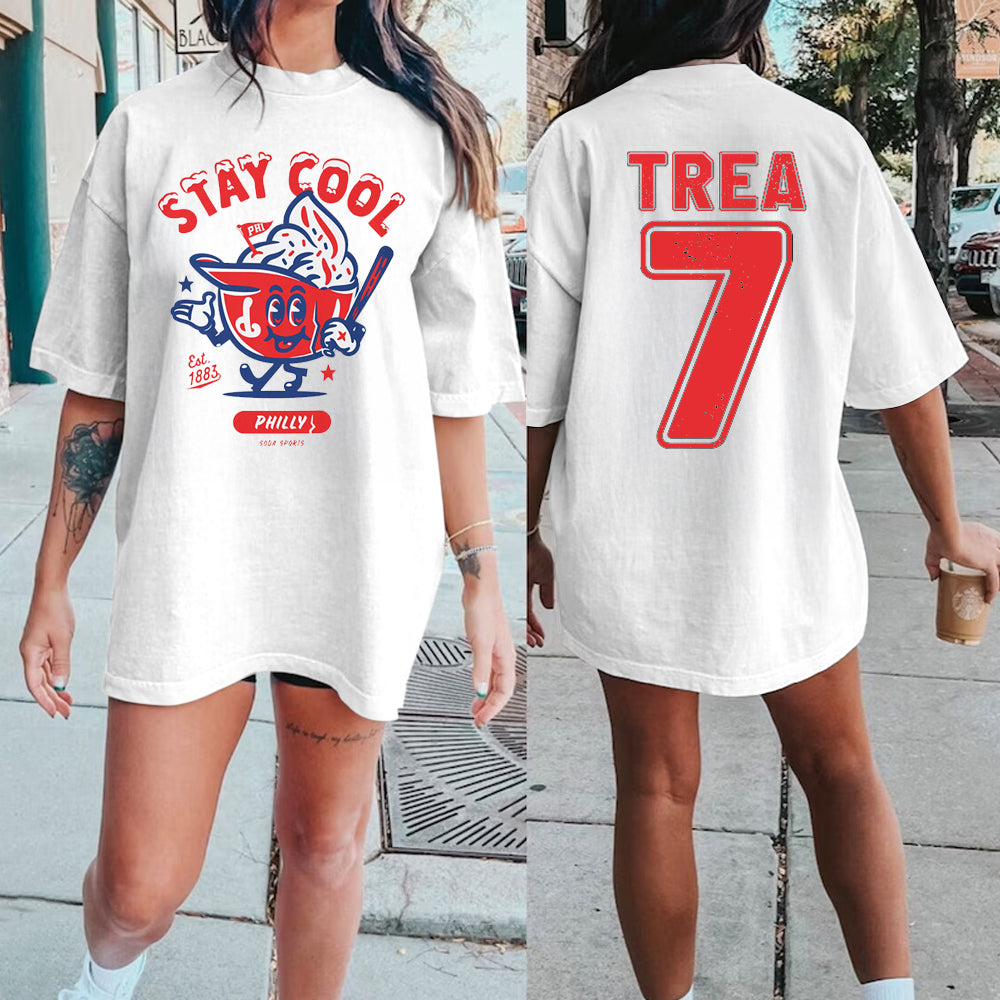 Custom Philadelphia Phillies Stay Cool unisex t-shirt