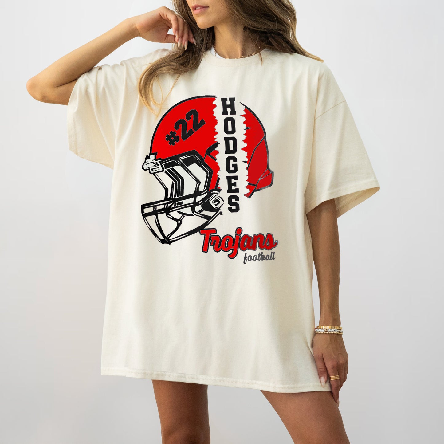 Personalized Football T-Shirt/Custom Football Helmet Frame Shirts/Football Dad Football Mom T Shirt