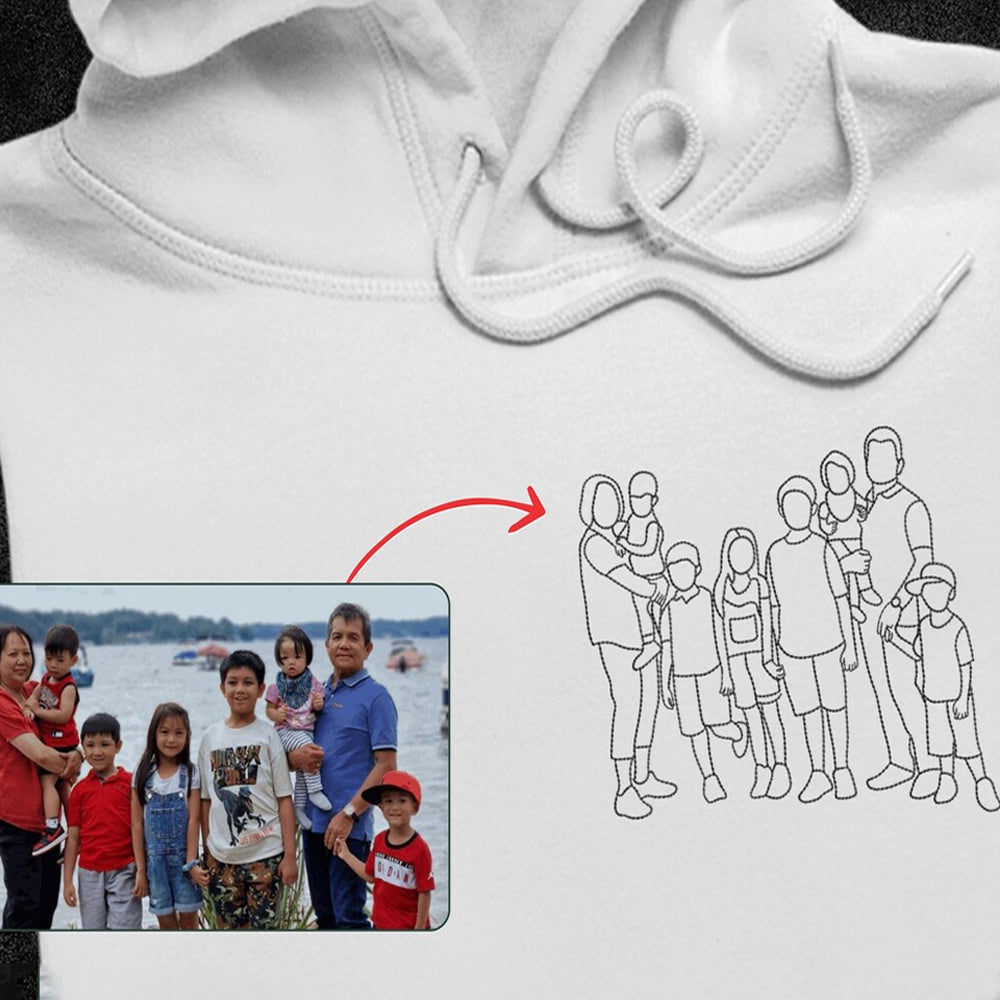 Mother's Day Special: Embroidered Memories Custom Photo Sweatshirt