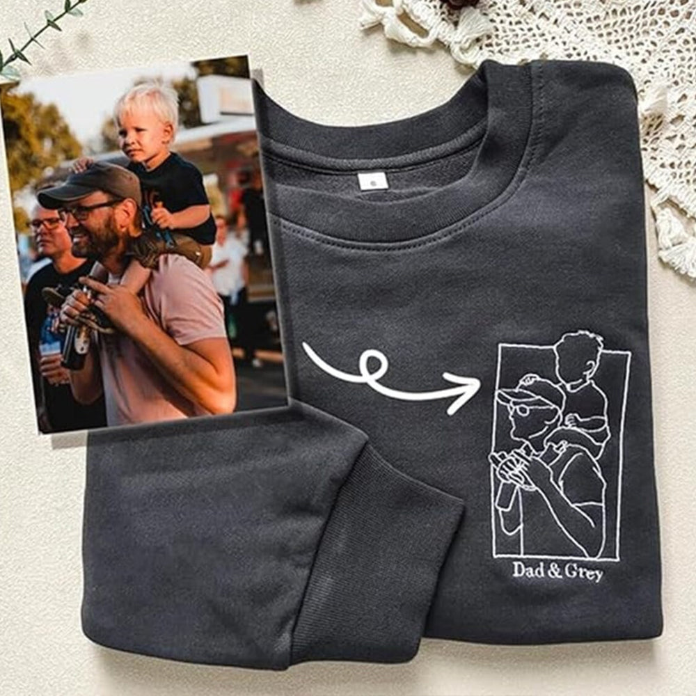 Mother's Day Special: Embroidered Memories Custom Photo Sweatshirt