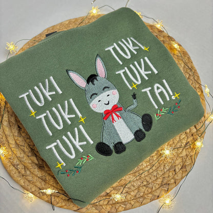 Custom El Burrito Sabanero Tuki Tuki Tuki Sweatshirt