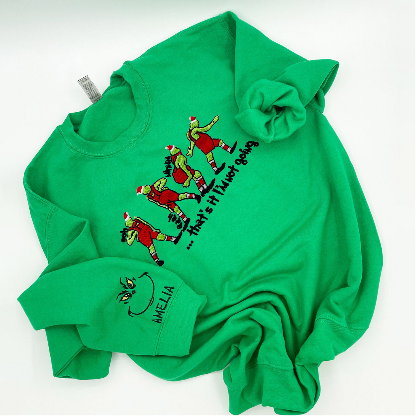 Christmas Sweatshirt, Whoville Embroidered Sweatshirt