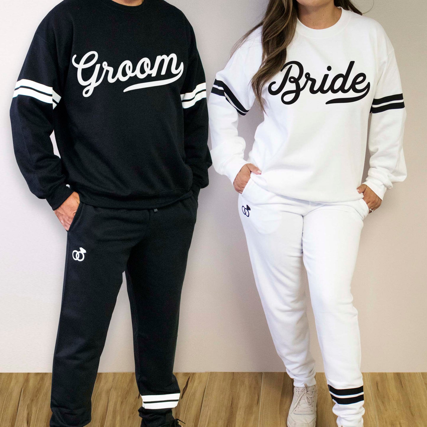 CUSTOM Bride and Groom Sweatshirts & Joggers Bridal Gift, Bride sweatshirt