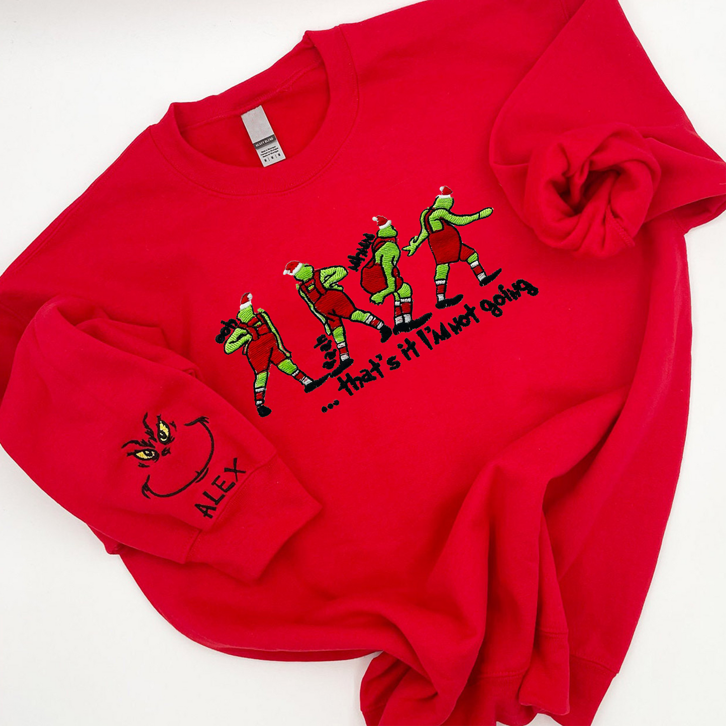 Christmas Sweatshirt, Whoville Embroidered Sweatshirt