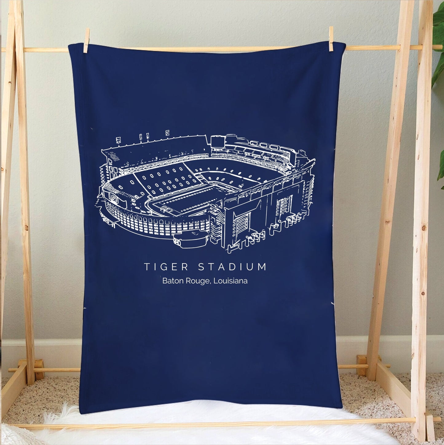 Tiger Stadium (LSU) - LSU Tigers football, College Football Blanket