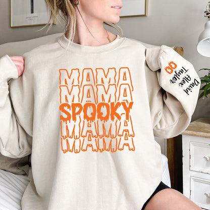 Spooky MAMA Shirt , Halloween shirt gift for MAMA Sweatshirt, halloween MAMA