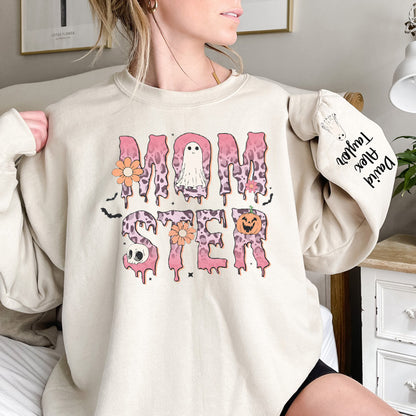 Momster Tshirt, Halloween Mom Shirt, Women Halloween Shirt