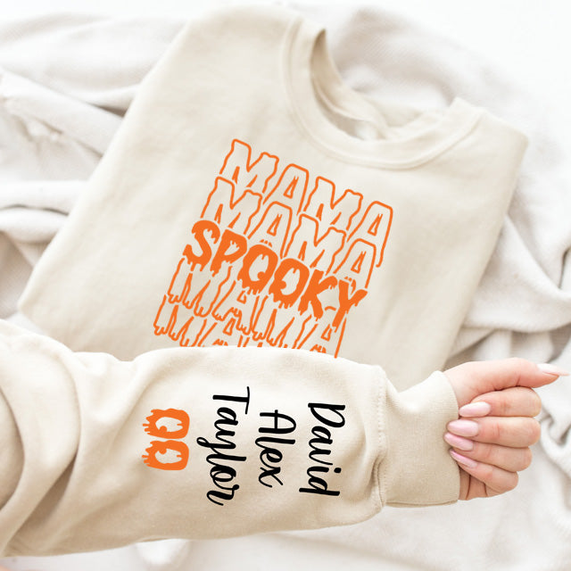 Spooky MAMA Shirt , Halloween shirt gift for MAMA Sweatshirt, halloween MAMA