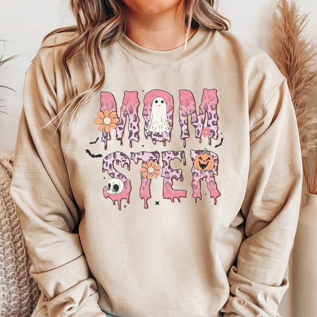 Momster Tshirt, Halloween Mom Shirt, Women Halloween Shirt