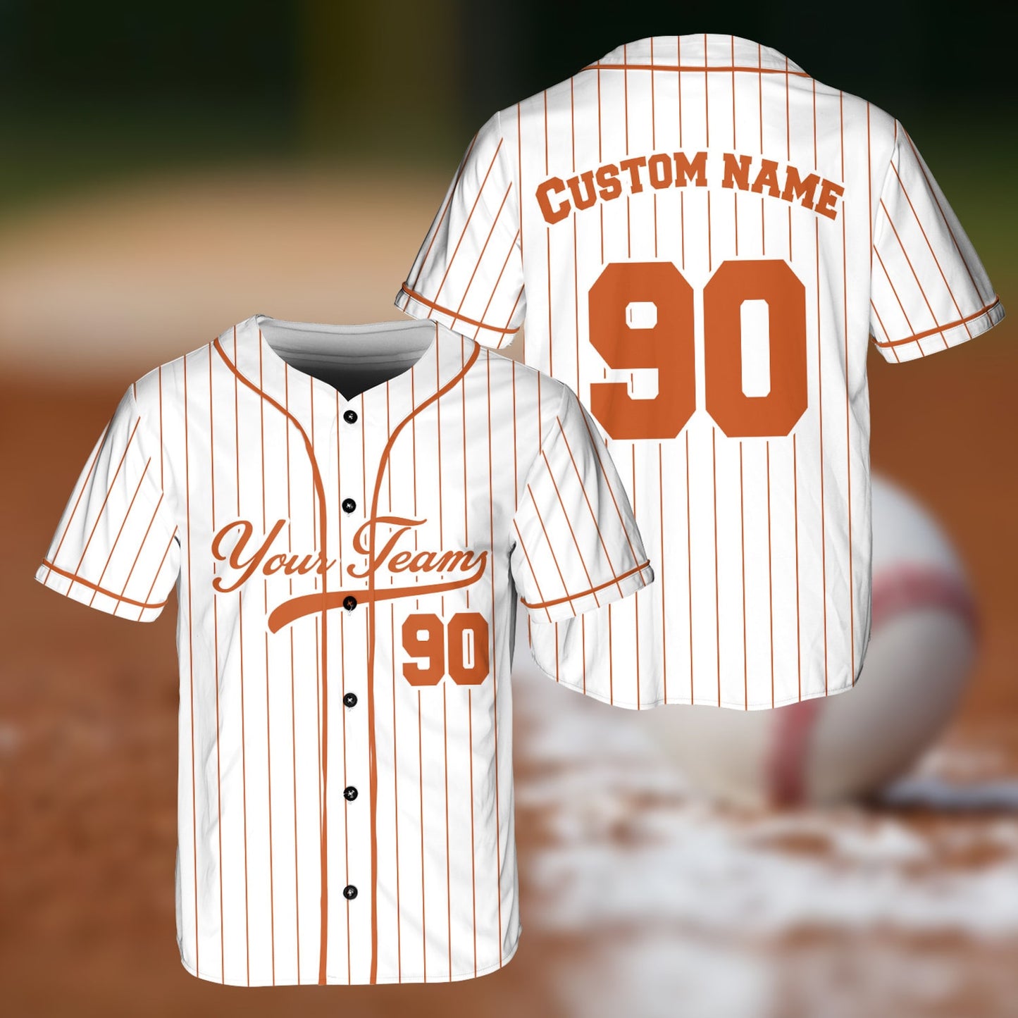 Personalized Name Team,Custom Stripe Line Color Baseball Jersey For Baseball Fans,Custom Number Baseball Team Jersey,Baseball Couple Jersey