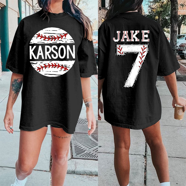 Custom Baseball Shirt Custom Name Custom Number Custom Team Baseball Shirt