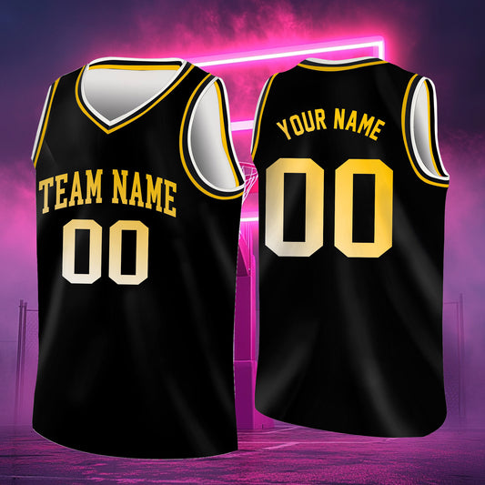 Custom Basketball Jersey Stitched Personalized Basketball Shirt