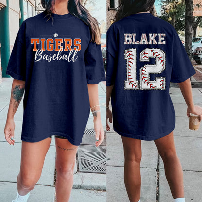 Custom Baseball Shirt Custom Name Custom Number Custom Team Baseball Mom Shirt