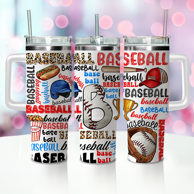 Baseball Mom Tumbler, team mom gift, baseball mama cup, baseball tumbler