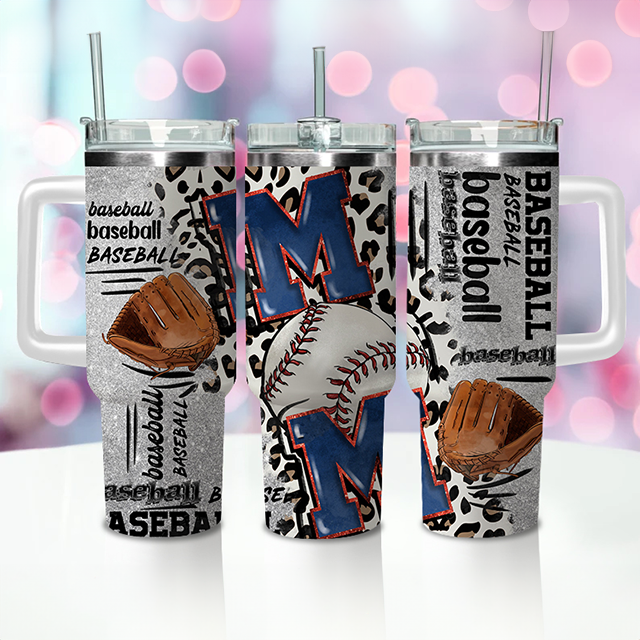 Baseball Mom Tumbler, team mom gift, baseball mama cup, baseball tumbler