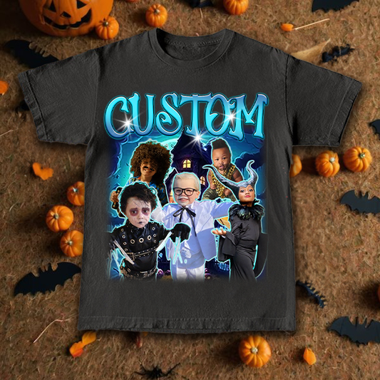 Custom Face Friend Shirt, Custom Photo Halloween Shirt, Custom Personalized Tee, Halloween Custom Tee