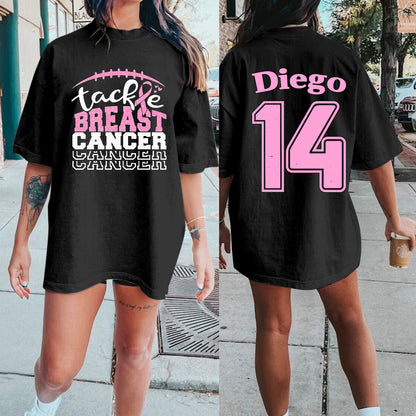 Custom Football Breast Cancer Shirt