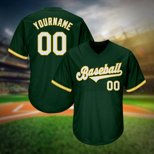 Personalized Name Jersey Custom Color Baseball Jersey