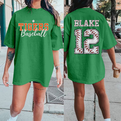 Custom Baseball Shirt Custom Name Custom Number Custom Team Baseball Mom Shirt