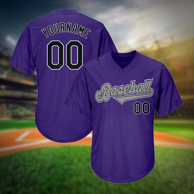 Personalized Name Jersey Custom Color Baseball Jersey