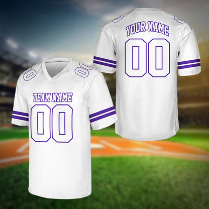 Custom Football Jersey Team Name And Number, Personalized Football Jersey