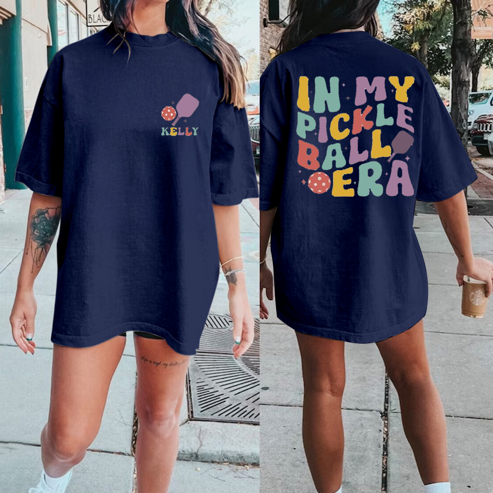Custom Pickleball Shirt, In My Pickleball Era Tshirt, Pickleball Player Tee, Personalized Pickleball Tee