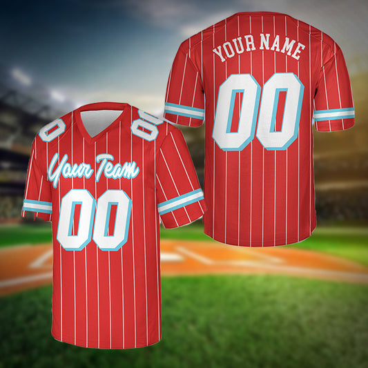 Custom Football Jersey Team Name And Number, Personalized Football Jersey