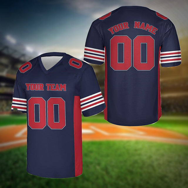 Custom Football Jersey Team Name And Number, Personalized Football Jersey