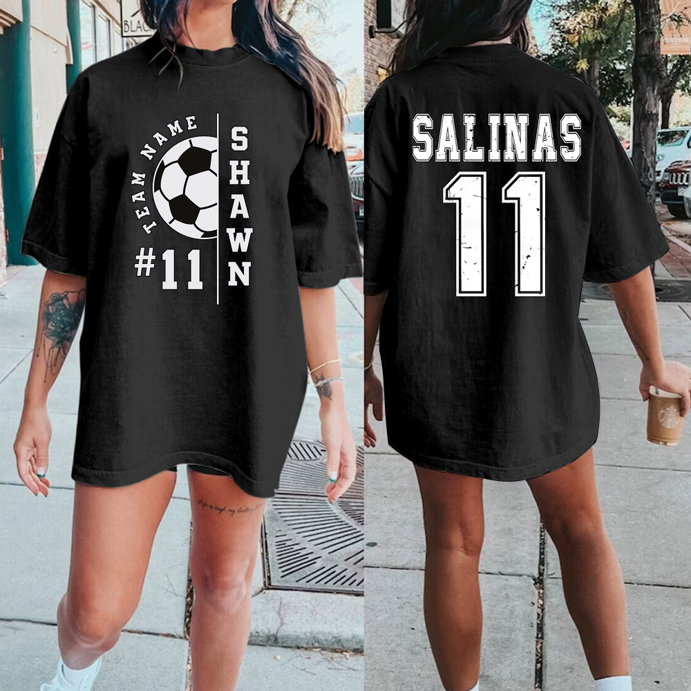 Customizable Soccer Shirt, Soccer Team Shirt, Soccer Mom Shirt, Custom Football Shirt, Soccer Name Shirt,