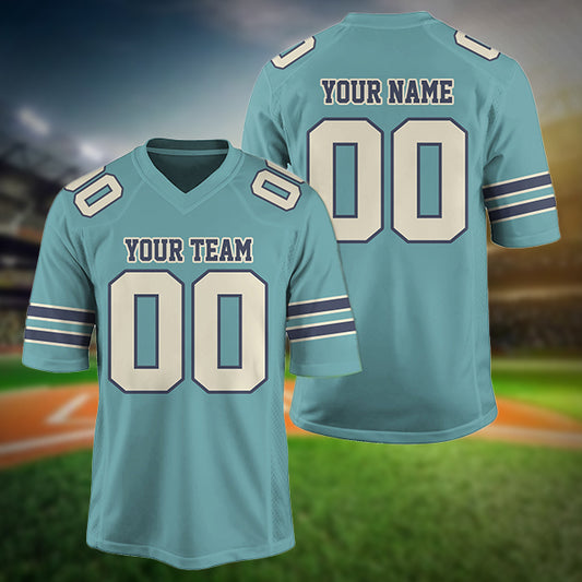 Custom Football Jersey Team Name And Number, Personalized Football Jersey