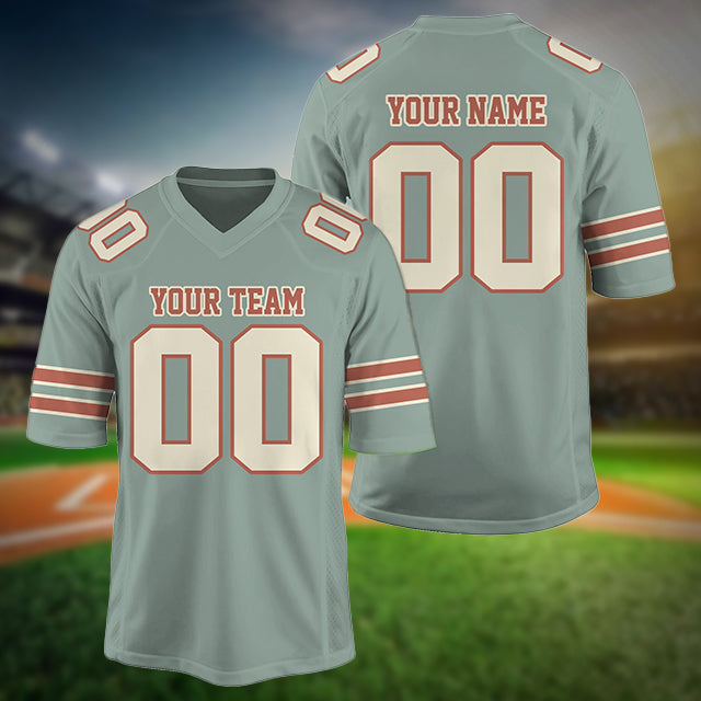 Custom Football Jersey Team Name And Number, Personalized Football Jersey