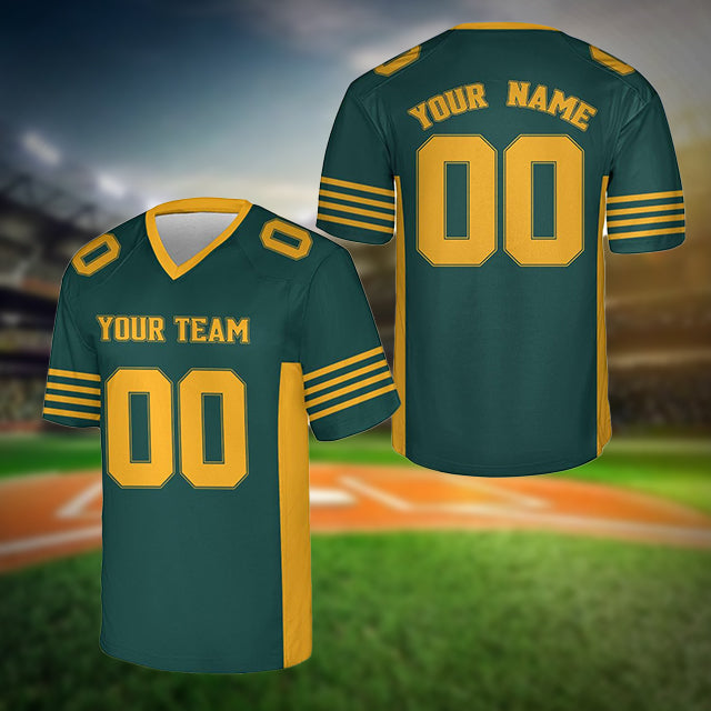 Custom Football Jersey Team Name And Number, Personalized Football Jersey