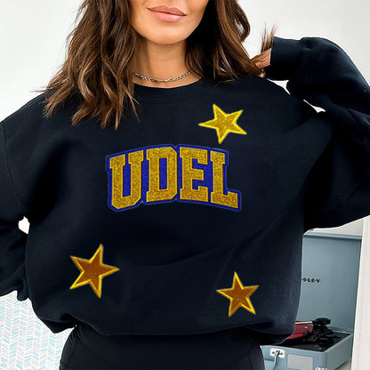 Personalized Glitter Embroidered  Sweatshirt