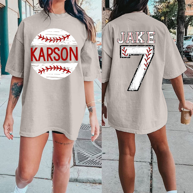 Custom Baseball Shirt Custom Name Custom Number Custom Team Baseball Shirt