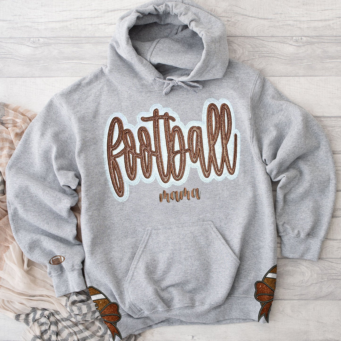 Customized Balls Glitter Sweatshirt Mama Sweatshirt