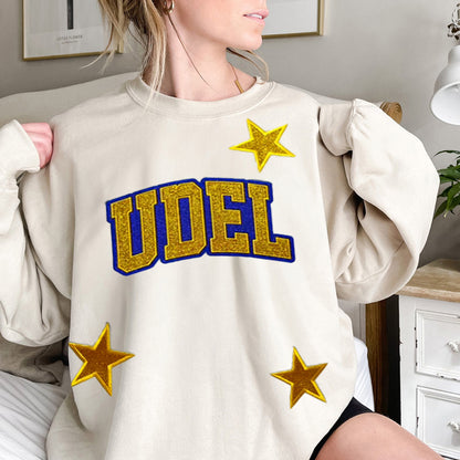 Personalized Glitter Embroidered  Sweatshirt