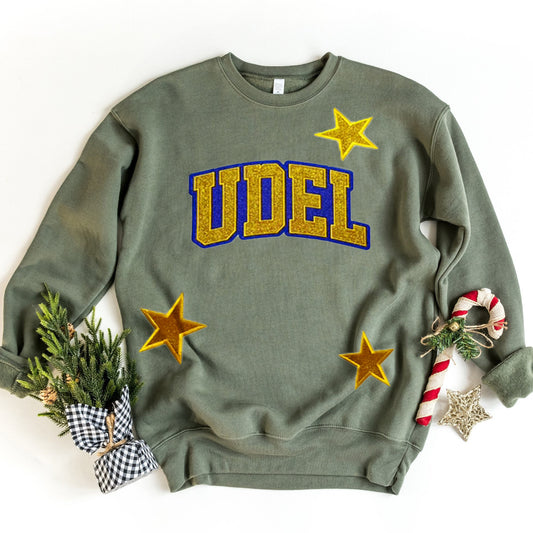 Personalized Glitter Embroidered  Sweatshirt