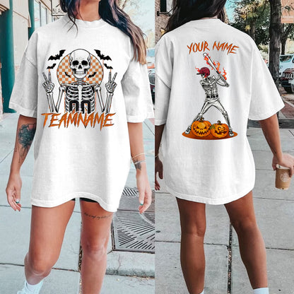 Custom Baseball Team Shirt Halloween Outfit Spooky