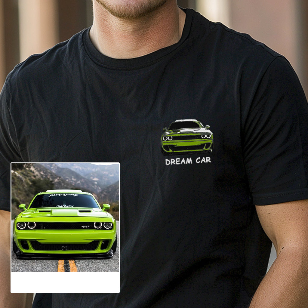 Custom Car embroidered T-shirt/sweatshirt. Add you car embroidered personalised sweatshirt