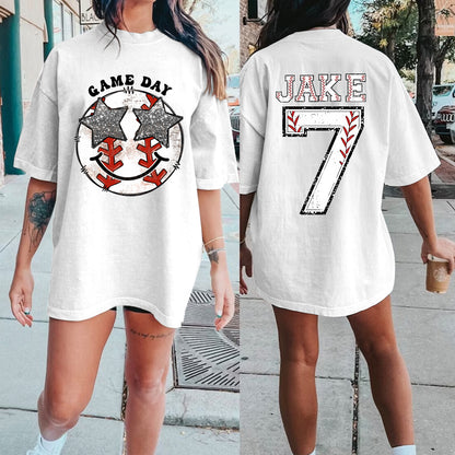 Custom Baseball Shirt Custom Name Custom Number Custom Team Baseball Shirt