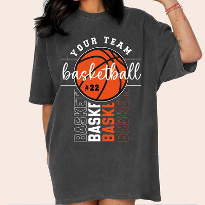 Custom Basketball Shirt, Sport Mom Gift，Basketball Team Shirt