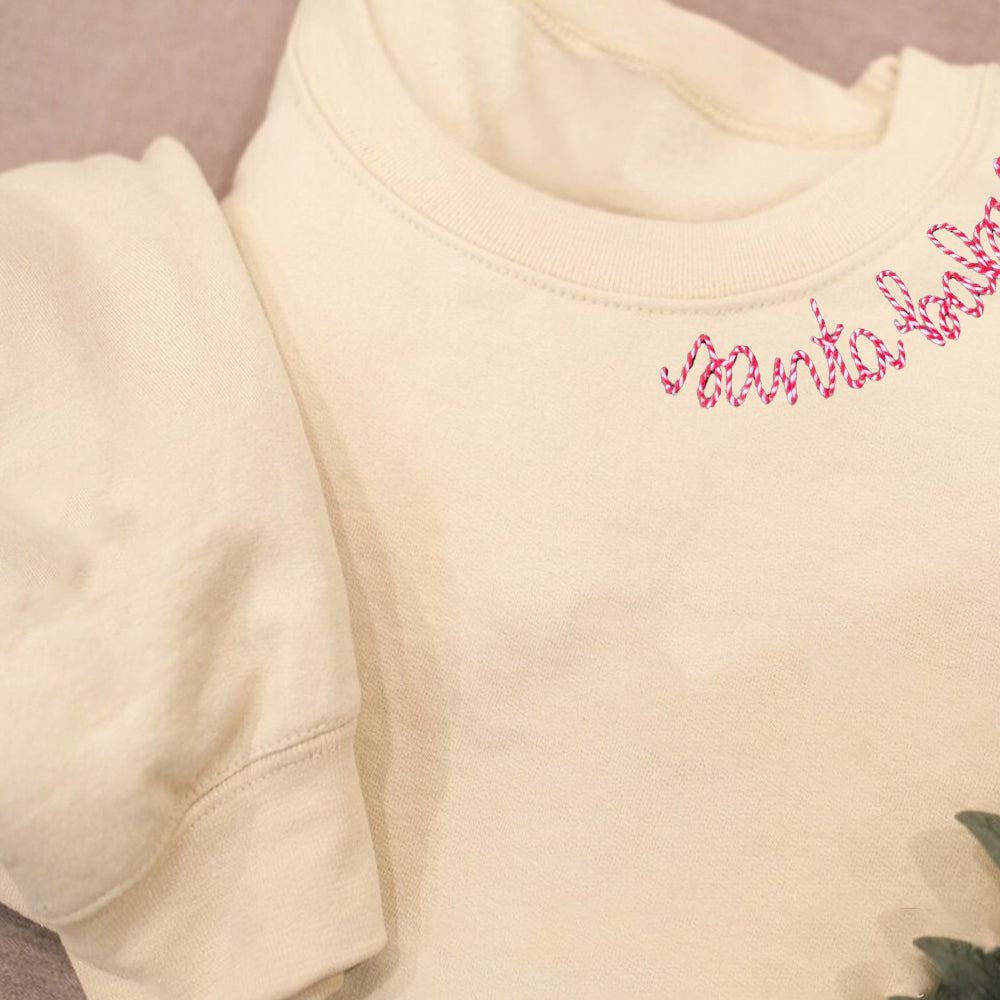 Custom Christmas Embroidered Sweatshirt