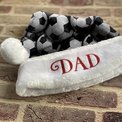 Personalized Soccer Santa Hat/Christmas Hat