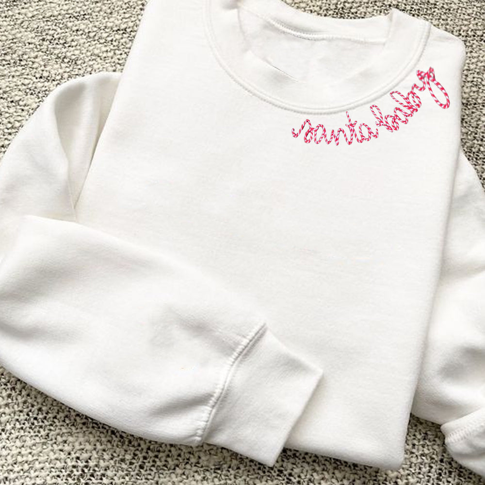 Custom Christmas Embroidered Sweatshirt