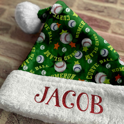 Personalized Santa Hat/Christmas Baseball Hat