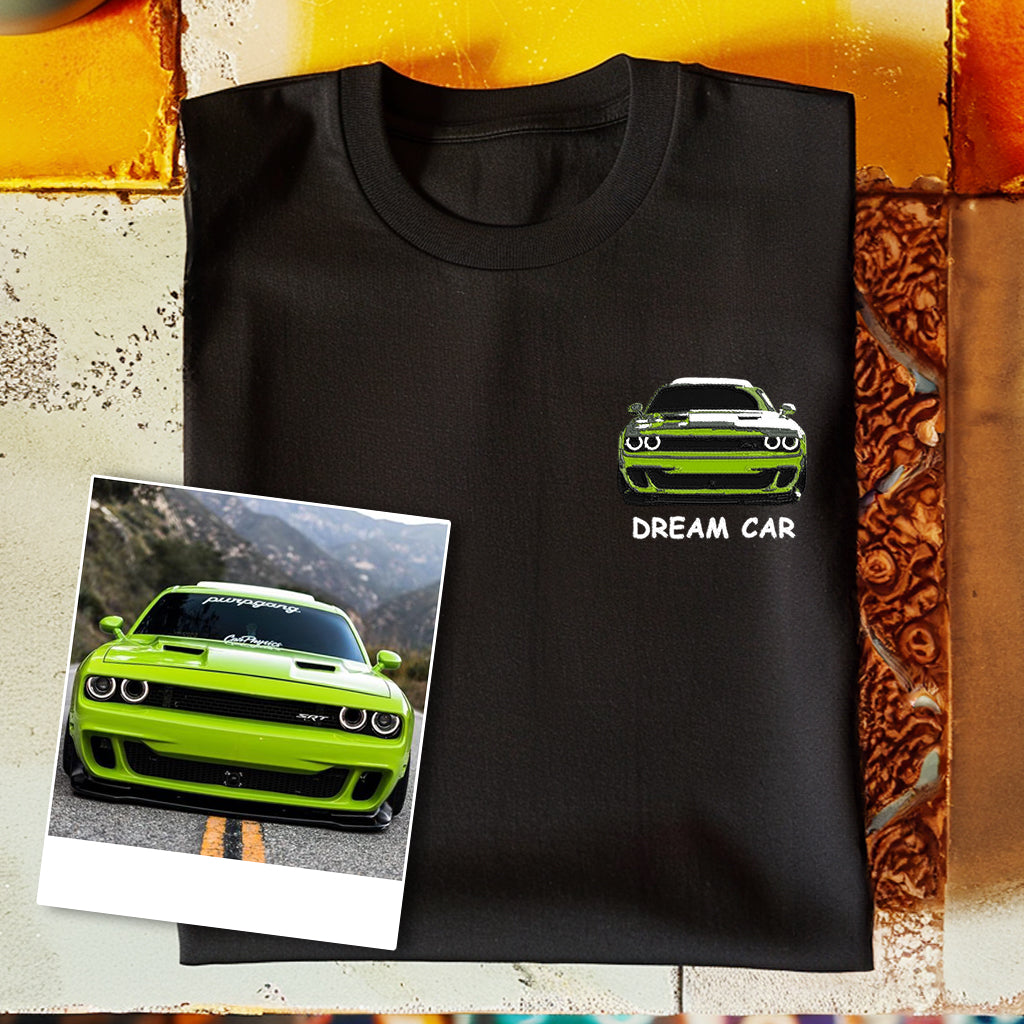 Custom Car embroidered T-shirt/sweatshirt. Add you car embroidered personalised sweatshirt