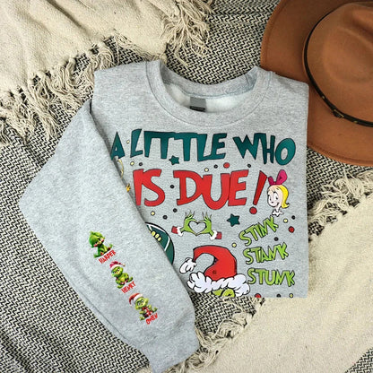 Christmas Grinch Custom Printed Sweatshirt